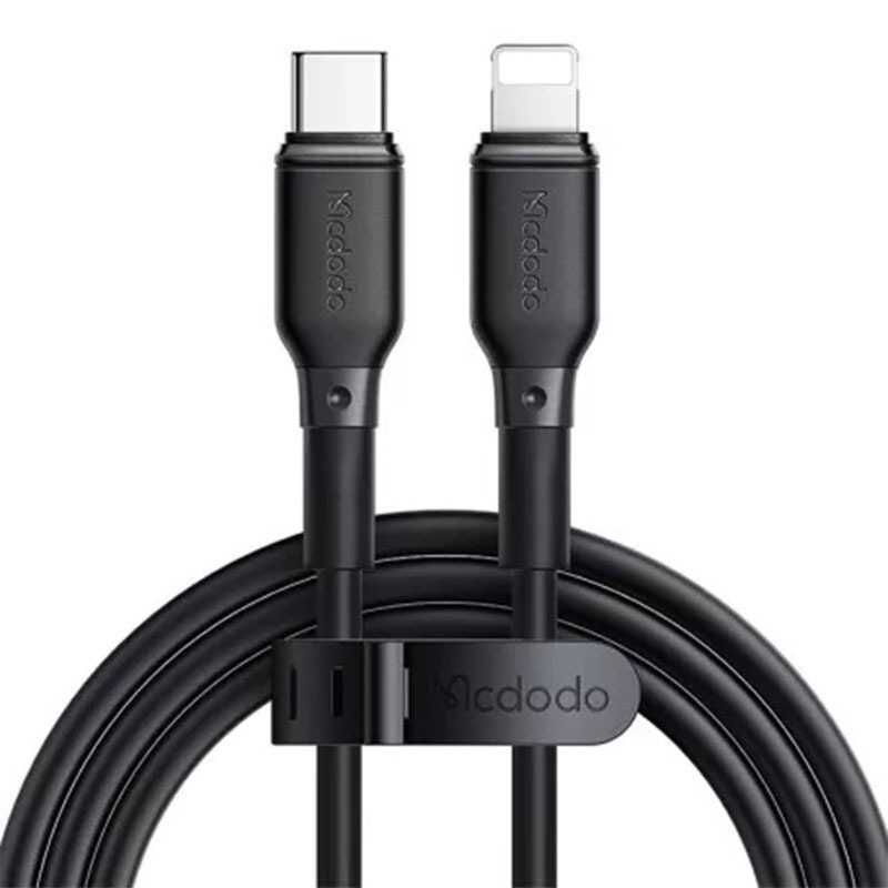 Mcdodo 67W Gan Charger with Type C to Lightning Cable - Black