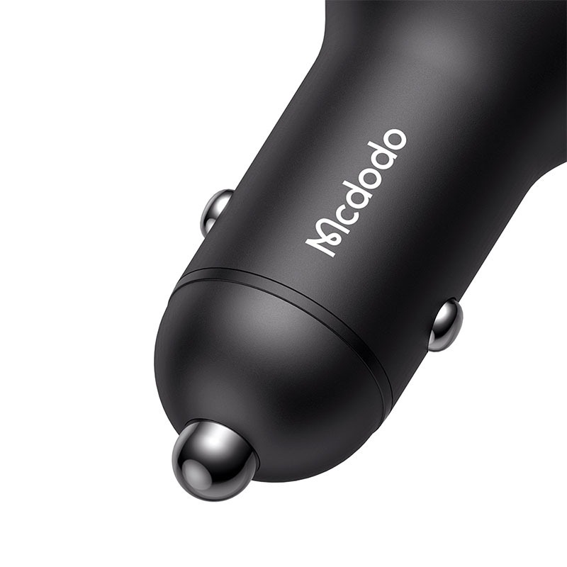 Mcdodo 95W USB-A + USB-C Dual-Ports Car Charger with Digital Display - CC5670 - Black