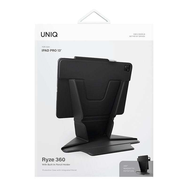 UNIQ Ryze 360 Case for iPad Pro 13? (2024) – Midnight Black