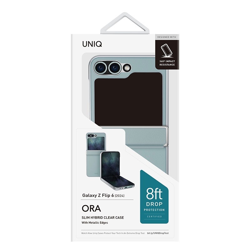 Samsung Galaxy Z Flip 6 ORA Leatherette Phone Case by UNIQ - Mint