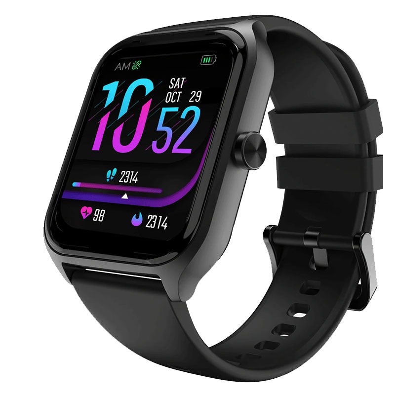 HiFuture Ultra 2 Pro Calling Smartwatch with Touch Screen Fitness Tracker with Heart Rate and Waterproof Pedometer - Black