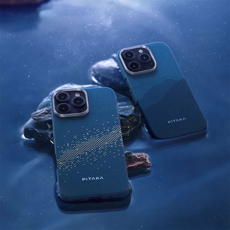 Pitaka StarPeak Tactile Woven case for iPhone 16 Pro Max – Milky way galaxy