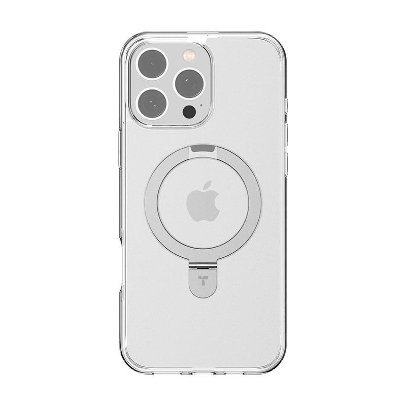 Torras UPRO Ostand Clear Series Magsafe Compatible Phone Case for iPhone 16 Pro – Clear
