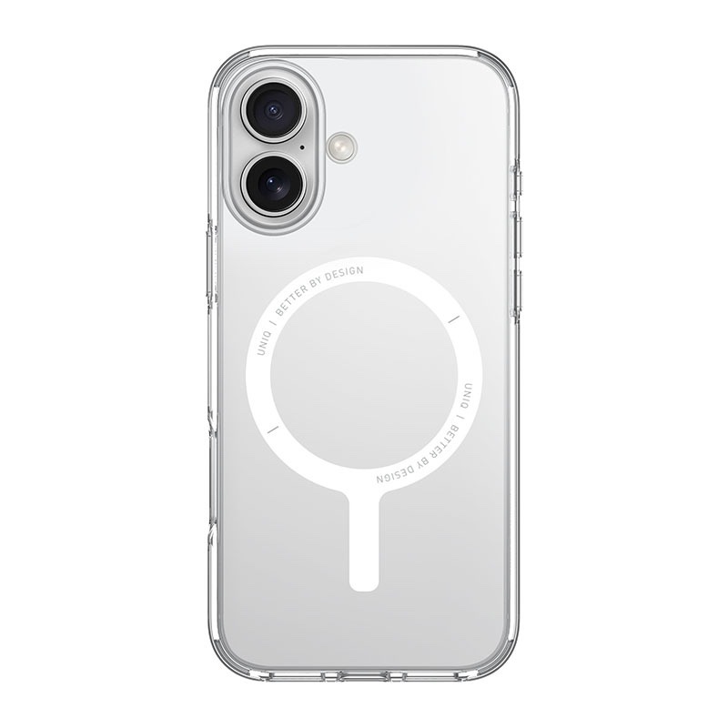 Uniq Clario MagClick MagSafe Charging Compatible Phone Case for iPhone 16 – Clear