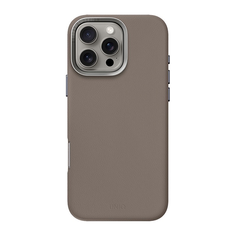 UNIQ Lyden Magclick Charging Compatible Phone Case for iPhone 16 Pro – Grey