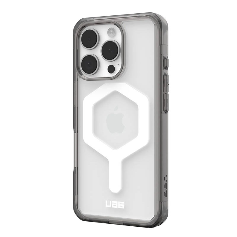 UAG Plyo Magsafe Compatible Phone Case for iPhone 16 Pro - Ash/White