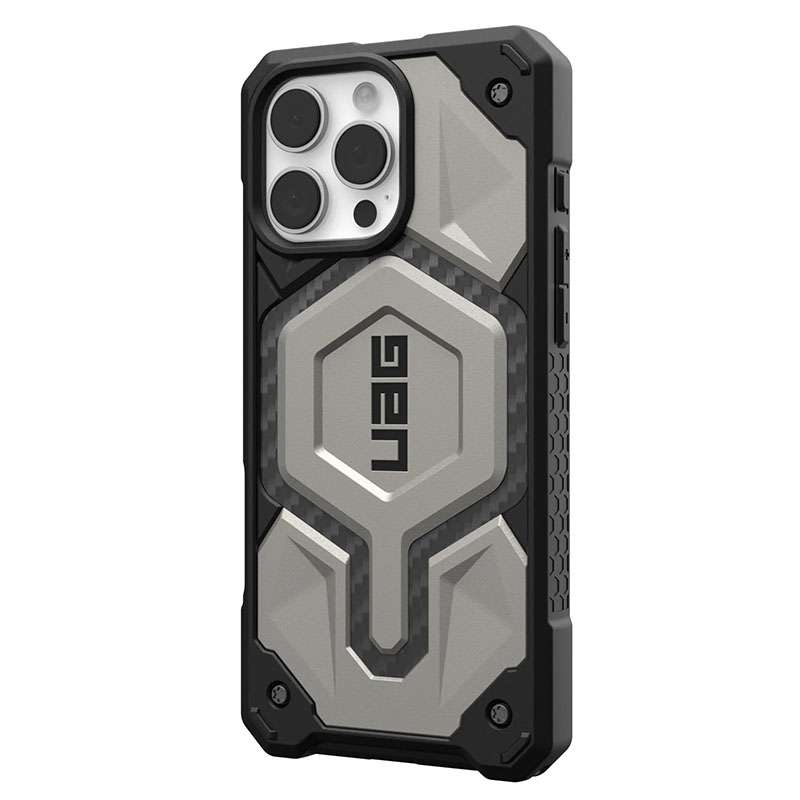 UAG Monarch Pro MagSafe Compatible Phone Case for iPhone 16 Pro Max - Titanium