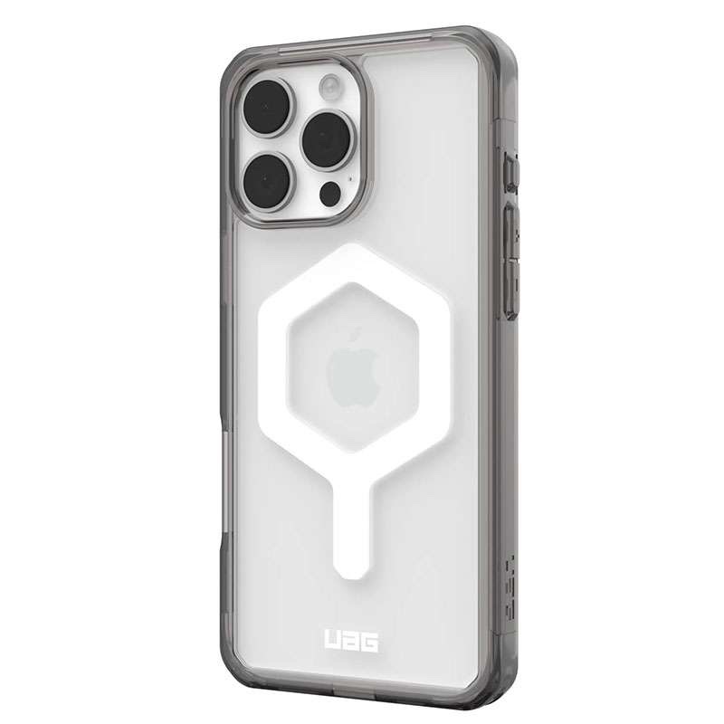 UAG Plyo Magsafe Compatible Phone Case for iPhone 16 Pro Max - Ash/White