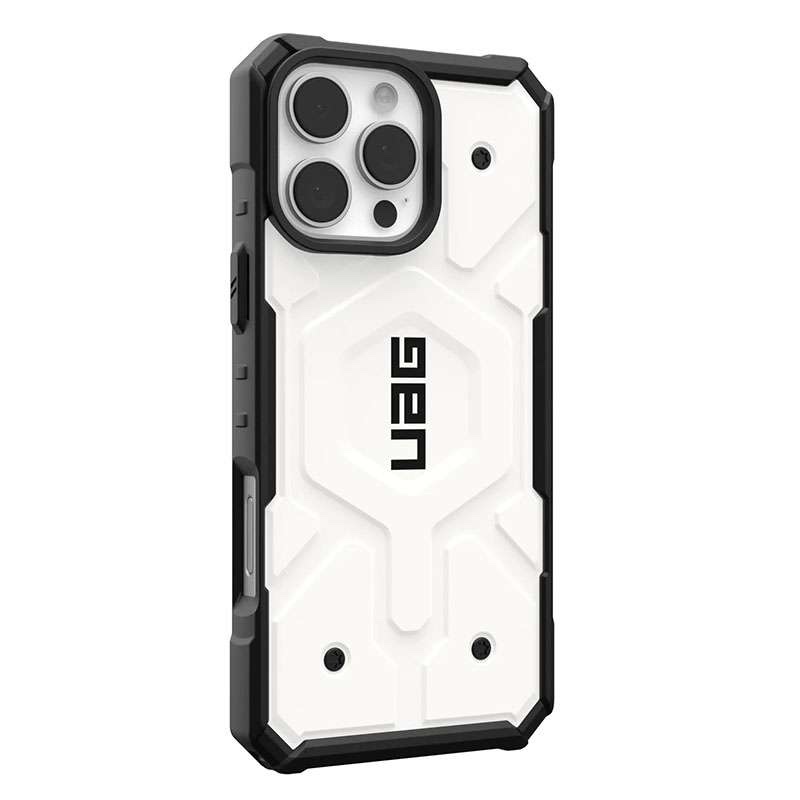 UAG Pathfinder Magsafe Compatible Phone Case for iPhone 16 Pro Max – White