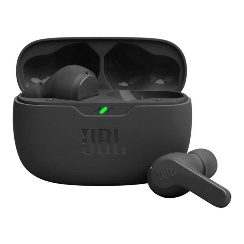 JBL Wave Beam, In-Ear Wireless Earbuds with IP54 and IPX2 Waterproofing and 32 Hours Battery - Black