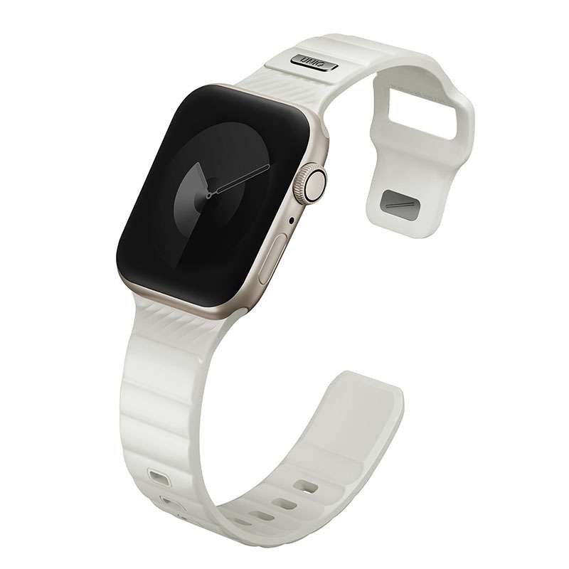 UNIQ Stride SE FKM Rubber Strap for Apple Watch Series 1-10 & SE/SE2 42/41/40MM - White