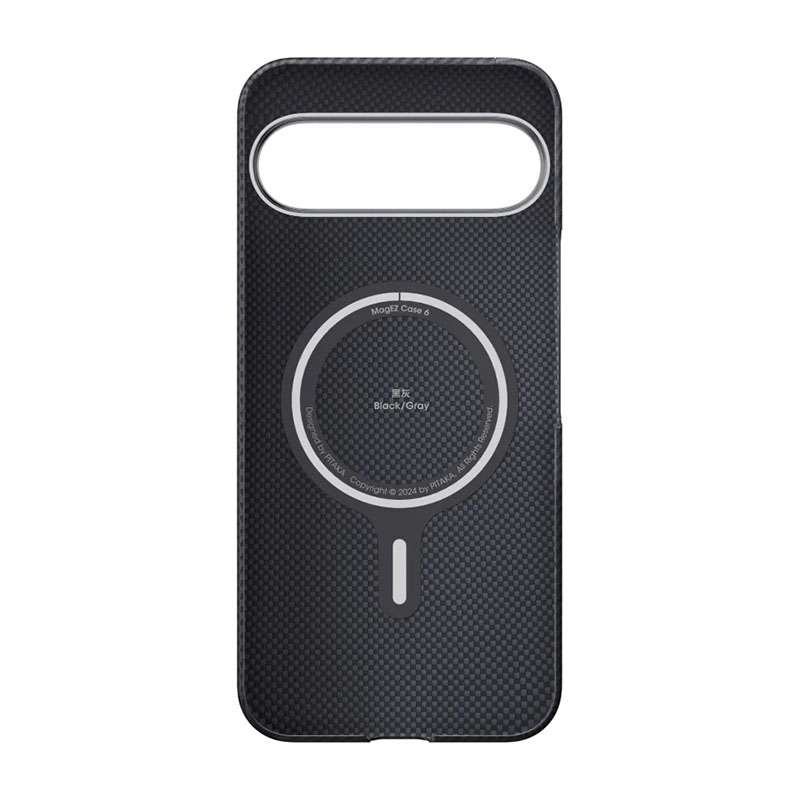 Pitaka MagEZ Compatible Case for Google Pixel 9/9 Pro - Black/Grey