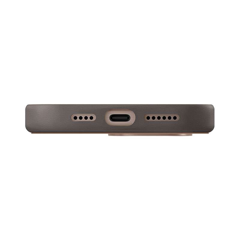 UNIQ Lyden DS Magclick Charging Compatible Phone Case for iPhone 16 Pro Max – Natural/Flint Grey