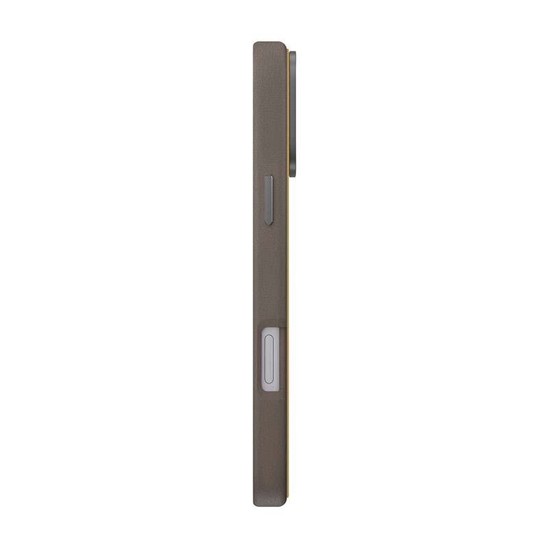 UNIQ Lyden DS MagSafe Charging Compatible Phone Case for iPhone 16 Pro Max – Yellow/Flint Grey