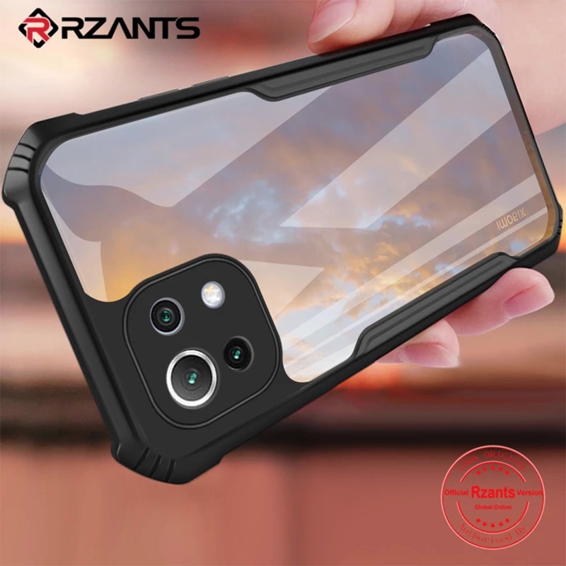 RZANTS Xiaomi Mi 11 Lite Protective Anti Shock Case Black