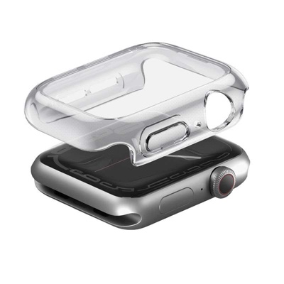 UNIQ Garde Case with Screen Protection for Apple Watch Series 10 42MM - CLEAR (CLEAR)
