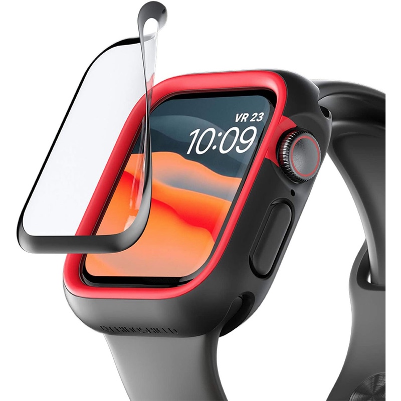 RhinoShield 3D Impact Screen Protector for Apple Watch - Series 1/2/3 (42mm) - Black - 4711033730593