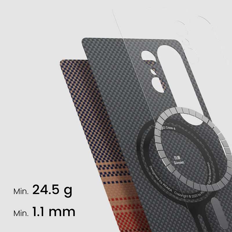 Pitaka Samsung Galaxy S25 MagEZ Compatible Case – Sunset