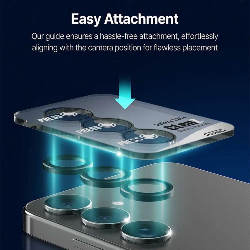 Whitestone Dome Camera Ring For Samsung Galaxy S25 Camera Protector Ring Type – 2 Pack