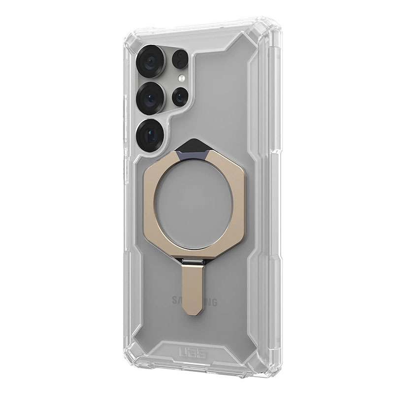UAG Plasma XTE MagSafe Compatible Phone Case for Samsung Galaxy S25 Ultra - Clear/Titanium