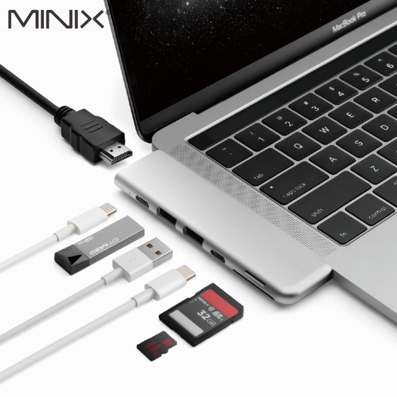 NEO C-D USB-C Charging Thunderbolt 3 Multiport Adapter For MacBook Pro