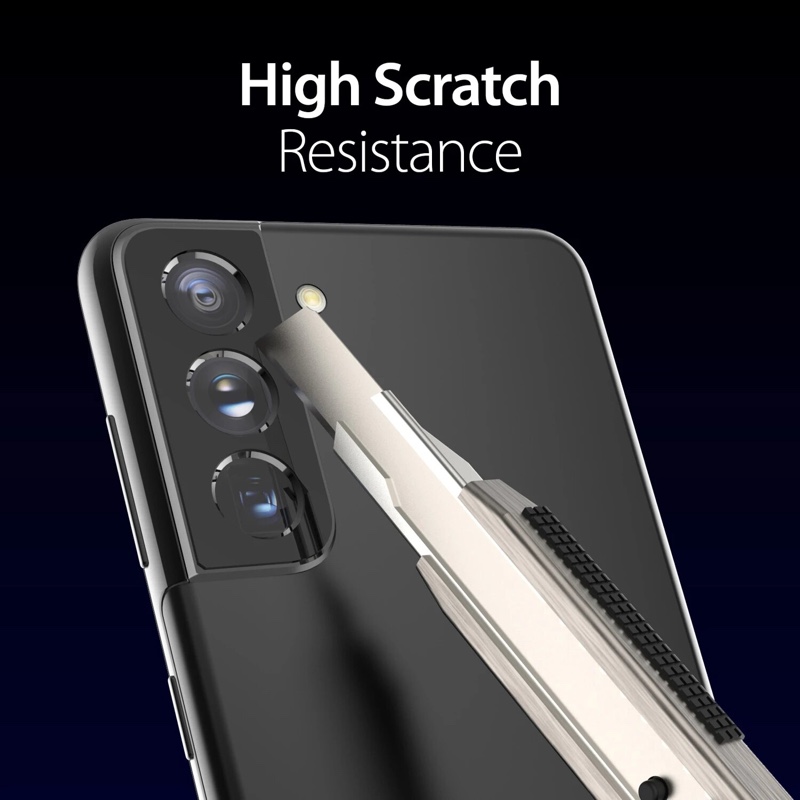 Whitestone [Dome Glass] EZ Galaxy S21 Camera Screen Tempered Glass Protector - 2 Pack