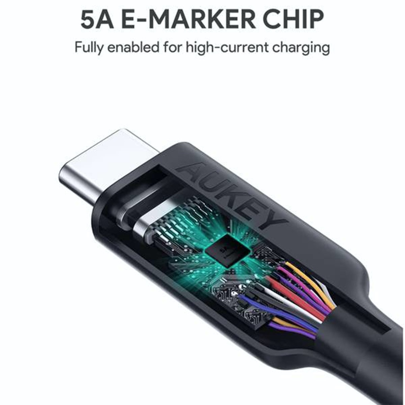 Aukey Gen2 E Marker PD 100W USB 3.1 Type C To Type C Cable - CB-CD21