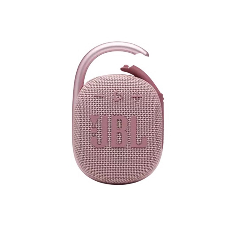JBL Clip 4: Ultra Portable Speaker with Bluetooth, Built-in Battery, Waterproof and Dustproof Feature - Pink