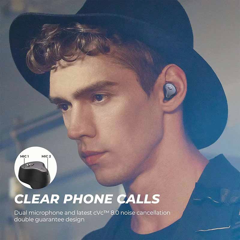 SoundPEATS H1 Wireless Earbuds with Knowles Hybrid Dual Driver and Crossover QCC3040, TrueWireless Mirroring, aptX Adaptive, Low Latency Game Mode