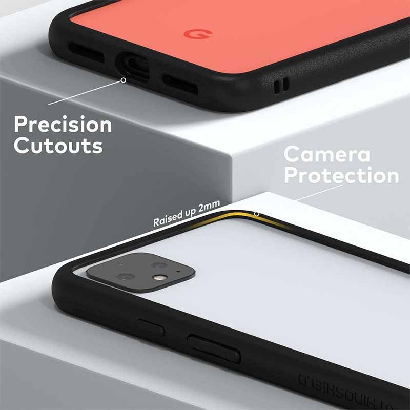 RhinoShield CrashGuard Bumper Case for Google Pixel 4 - Black - 4710562407273