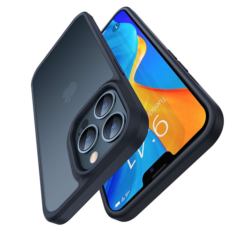 Torras Guardian Series Phone Case for iPhone 13 Pro - Black - X002W45O7H