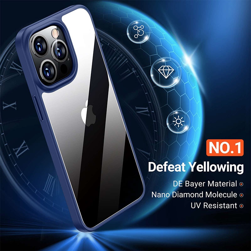 Torras Diamond Series Phone Case for iPhone 13 Pro - Blue - X002YN7M1R