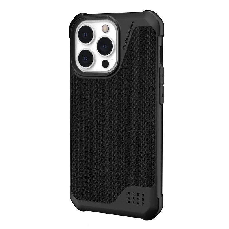 UAG iPhone 13 Pro (6.1) Metropolis LT Case - Kevlar BLACK - 810070363444