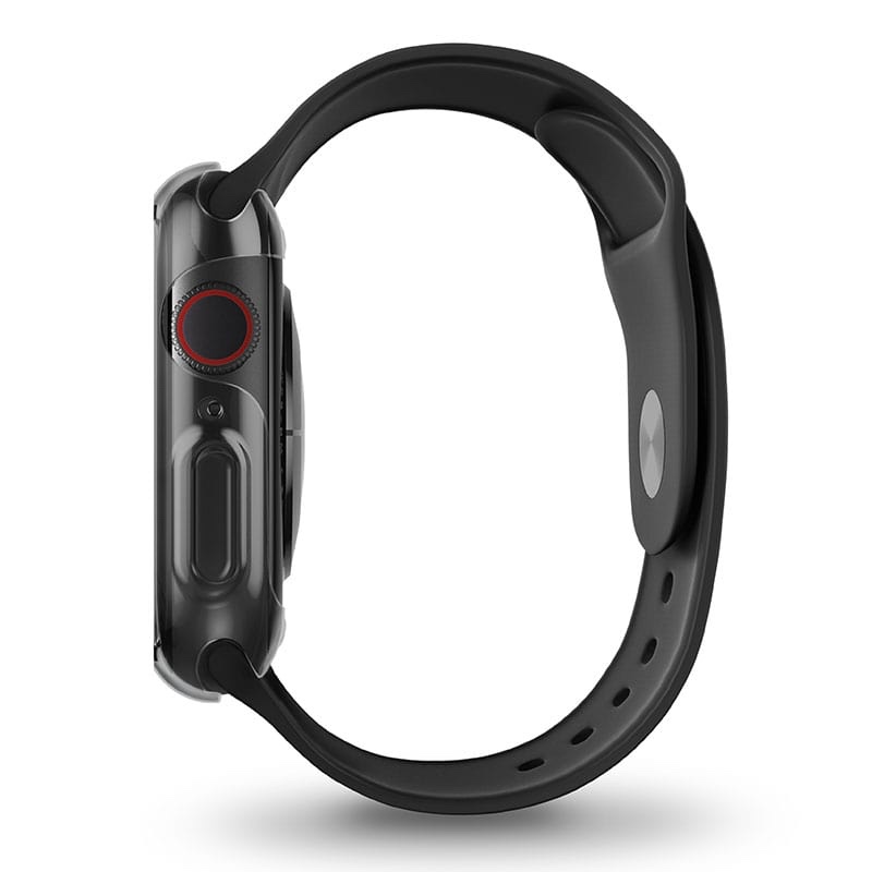 UNIQ GLASE Apple Watch Series 7/8/9 Case 45MM - Pack of 2 - Clear / Smoke