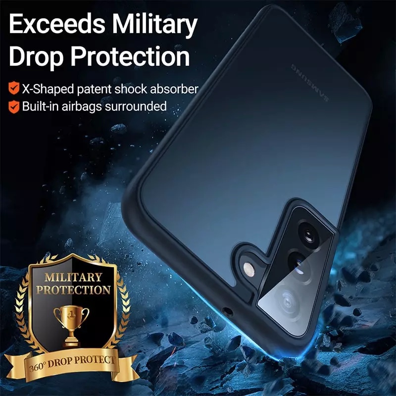 Torras Guardian Series Phone Case For Samsung Galaxy S22 Plus Case - Black