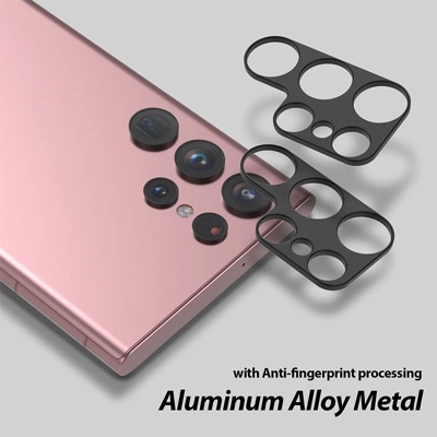 Whitestone [Camera EZ] For Samsung Galaxy S22 Ultra Camera Protector - 2 Pack