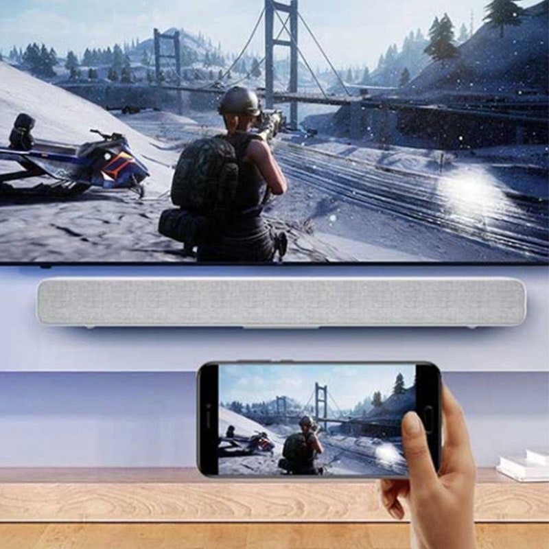 Xiaomi Mi TV Audio Wired/Wireless Bluetooth Speaker Soundbar 33inch - MDZ27DA - White