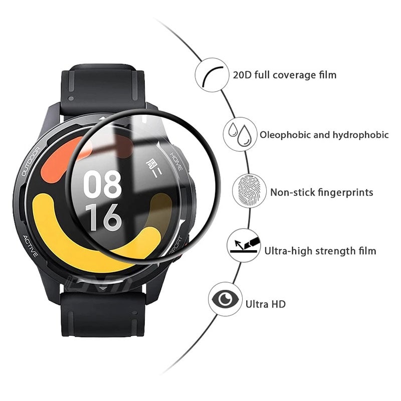Screen Protector for Xiaomi Watch S1 Active Pack of 2
