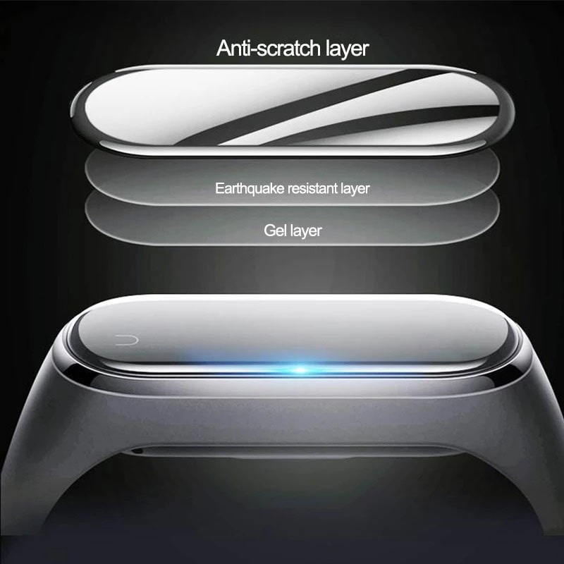 Soft Screen Protection Film for Xiaomi Mi Band 7 - Pack of 2