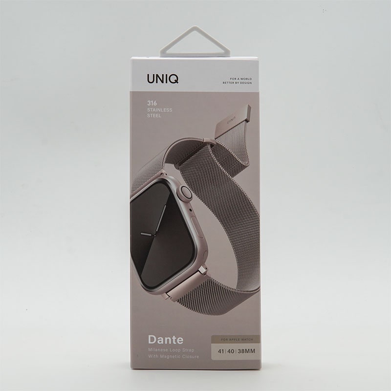 UNIQ DANTE Apple Watch Mesh Steel Strap for Series 1-10, SE/SE2 41/40/42MM - Starlight