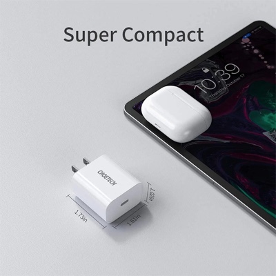 CHOETECH PD 20W Fast Type C Wall Charger - EU- White (Q5004)