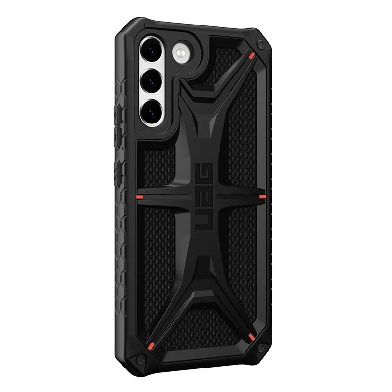 UAG Samsung Galaxy S22+ Phone Case Monarch - Kevlar Black - 810070368609