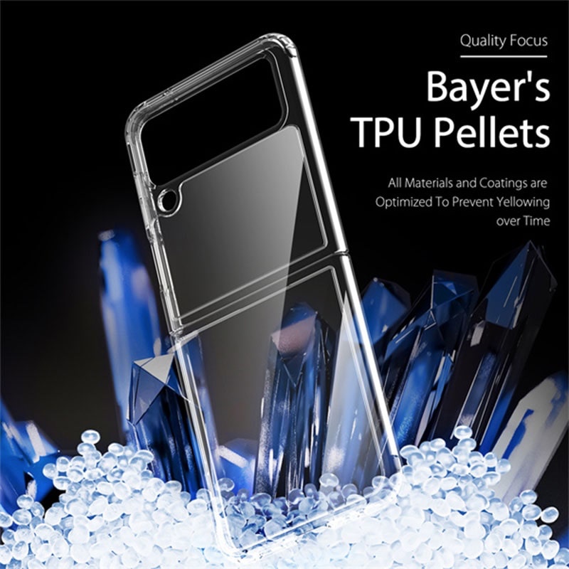 Clin Series Clear Phone Case for Samsung Galaxy Z Flip4 5G - Clear