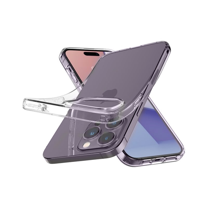 Spigen Bundle Pack for iPhone 14 Pro Max 6.7inch (Crystal Flex Case + Glass.tR Screen Protector + PowerArc 20W Charger) - ASE05406