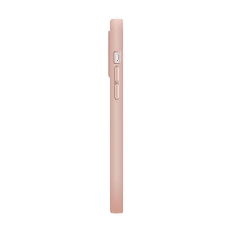 UNIQ Lino Hue Phone Case Magsafe/MagClick Compatible for iPhone 14 Plus - Blush (Pink)