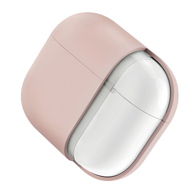 UNIQ Lino Hybrid Liquid Silicone AirPods Pro 2nd Gen (2022) Case – Blush Pink