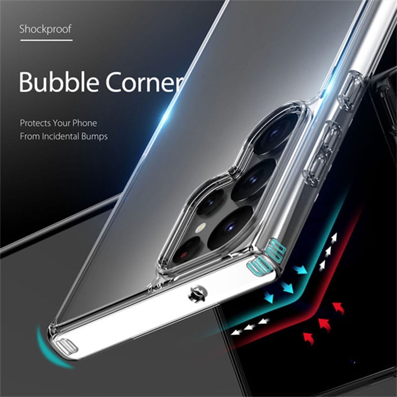 Samsung Galaxy S23 Ultra Clin Series Clear Case - Transparent Clear