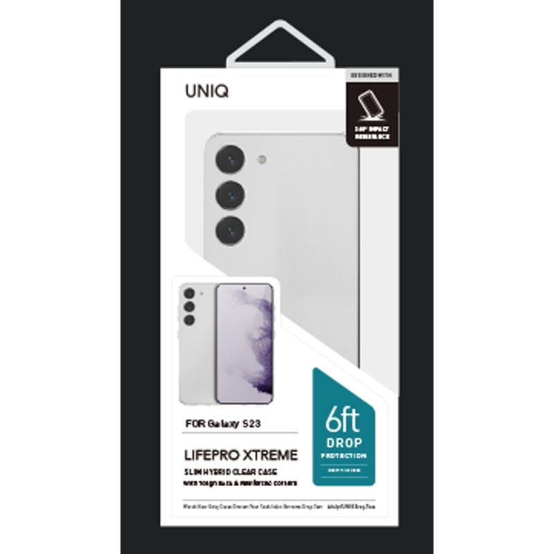 UNIQ Hybrid Lifepro Xtreme Series Case for Samsung Galaxy S23 - Crystal (Clear)