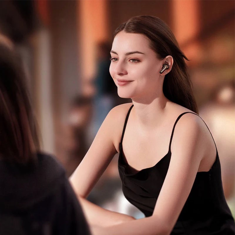 SoundPEATS Capsule3 Pro Wireless Earbuds with Hi-Res and LDAC, 43dB Hybrid Active Noise Cancelling Bluetooth Earphones with 6 Mics - Black