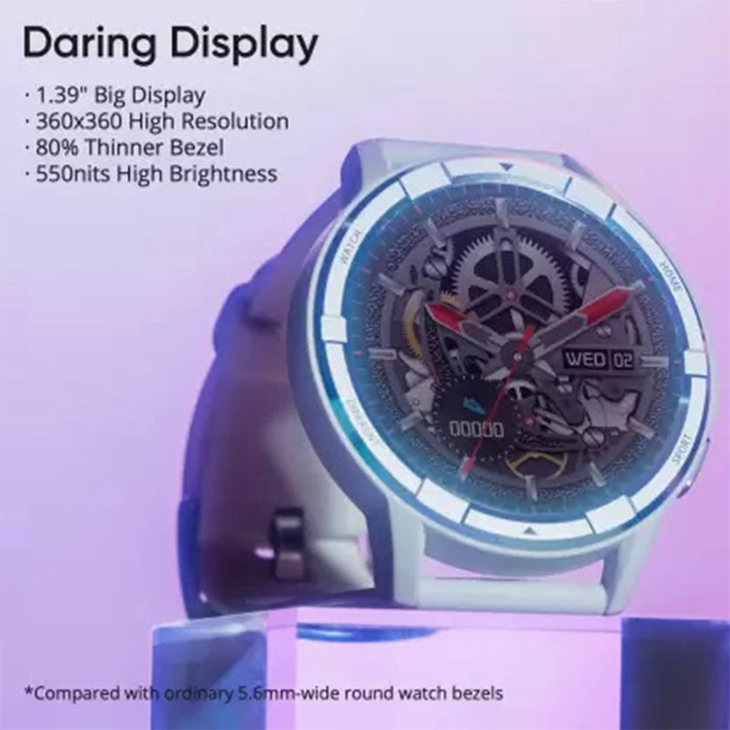 Dizo by Realme Watch R Talk Go Smart Watch - Silver